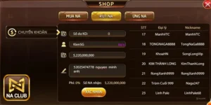 Cách nạp tiền NA99 dành cho anh em cược thủ