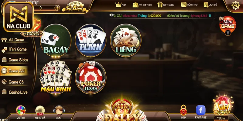 Game bài Na99 - Sảnh chơi thu hút hàng triệu cược thủ mỗi ngày Chuyên mục game bài Na99